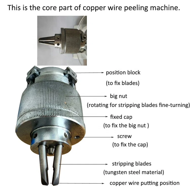 Enamel copper wire stripping machine, copper wire enamel remover machine