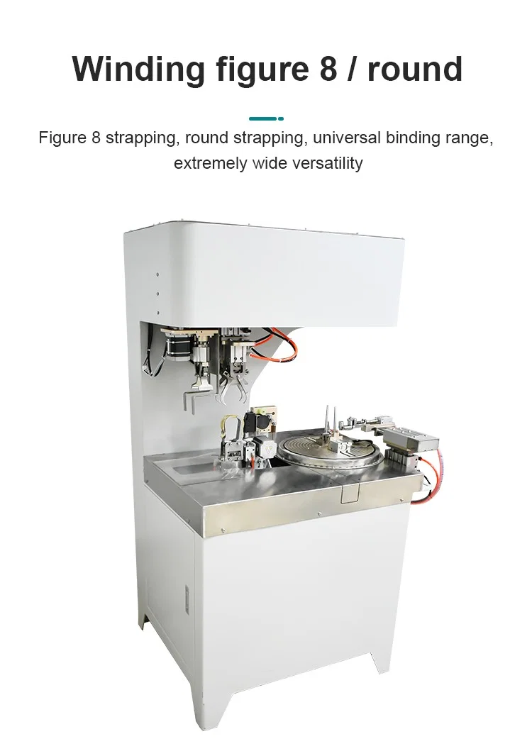 8 Shape Wire Winding and Tying Machine, Coil Winding Machine Wire, Automatic Wire Winding Machine, Cable Wire Winding Binding Machine