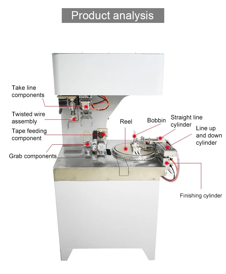 8 Shape Wire Winding and Tying Machine, Coil Winding Machine Wire, Automatic Wire Winding Machine, Cable Wire Winding Binding Machine