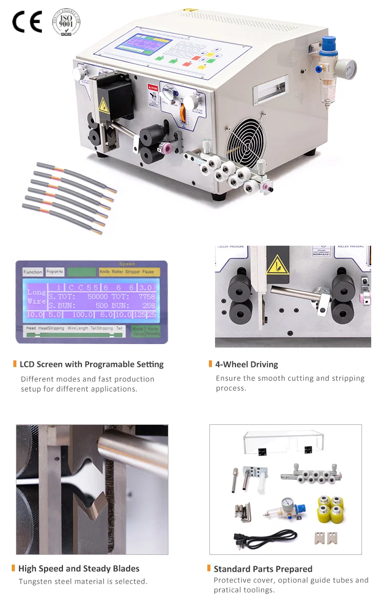 Sheathed wires stripping and cutting machine, Round Wire Stripping Machine, Cutting And Stripping Machine, Cable Strip Product