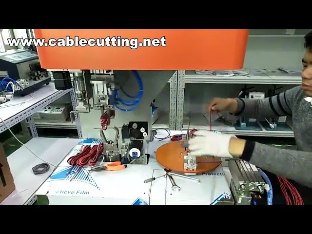 Automated Cable Winding, Tying & Wire Bundling Machine