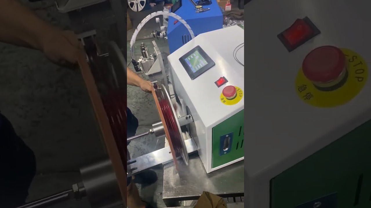 Automatic Traversing Wire Winding and Coiling Machine for Factory Automation