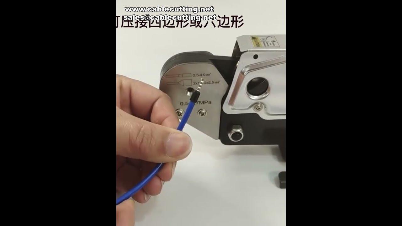 Adjustable Pneumatic Tube Terminal Crimping Machine