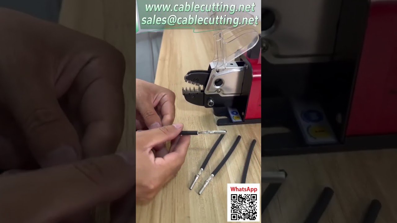 5-ND Photovoltaic Terminal Crimping Operation Video for Wire Processing