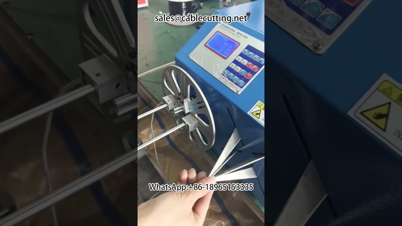 Automated Data Cable Winding and Stripping Machine for Automobile Industry