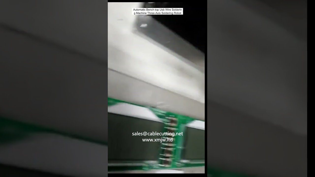 Automatic Benchtop USB Wire Soldering Machine Three-Axis Soldering Robot