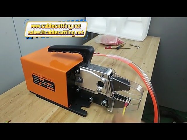 Pneumatic Tubular Terminal Crimping Machine | Industrial Terminal Crimping Tool & Pliers