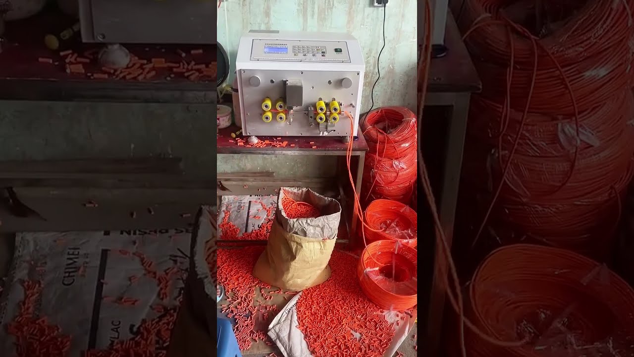 6mm Wire Stripping Machine | 18mm Stripping & Cutting Length | Factory Automation