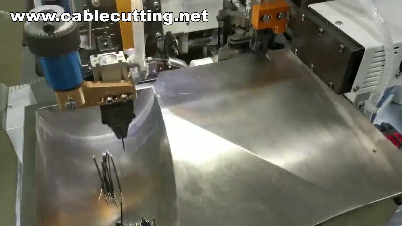 Automatic Terminal Crimping Machine with Dual-End Wire Stripping