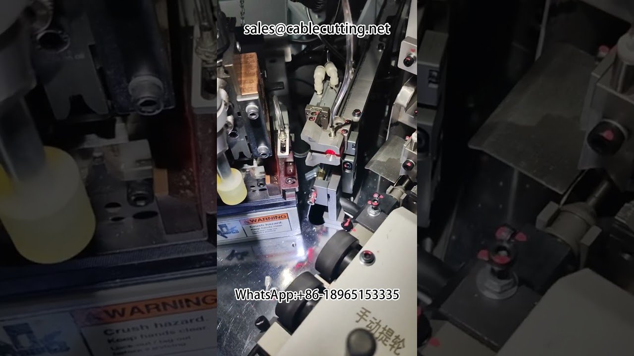 Double Head Termination Machine for Single Threaded Sheathed Wire Harness Equipment