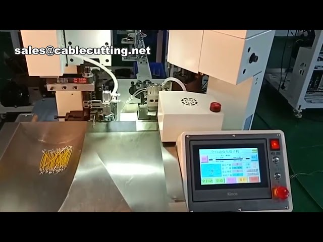 Automatic Both-End Terminal Crimping Machine for Wire Processing