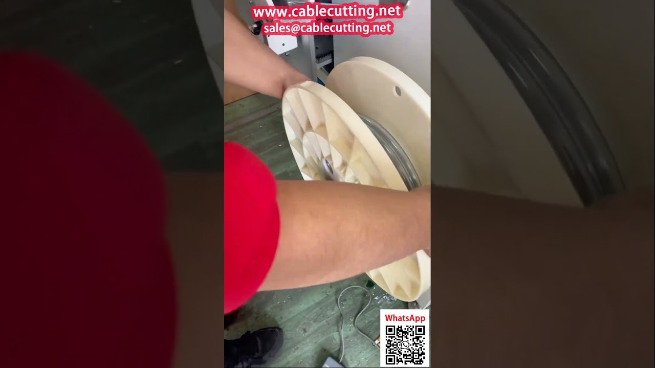 Coiling and Counting Machine for PVC Flexible Hose on Flat Spools