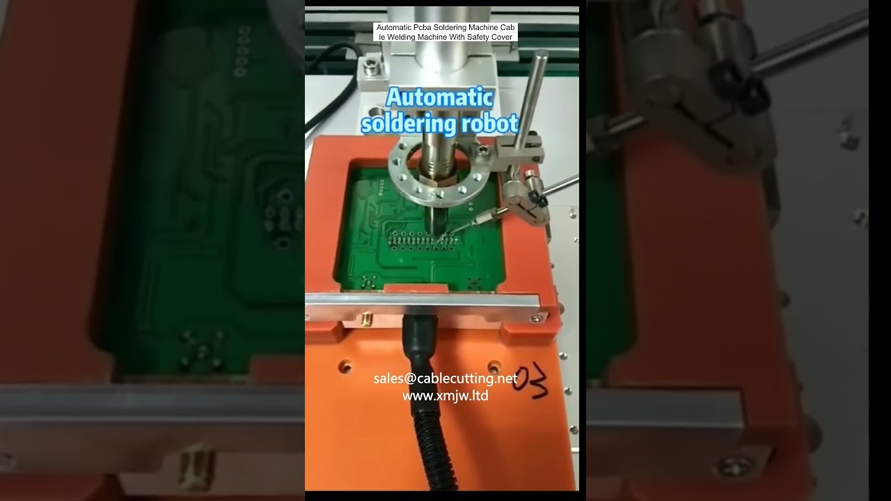 Automatic PCBA Soldering Machine with Safety Cover for Cable Welding