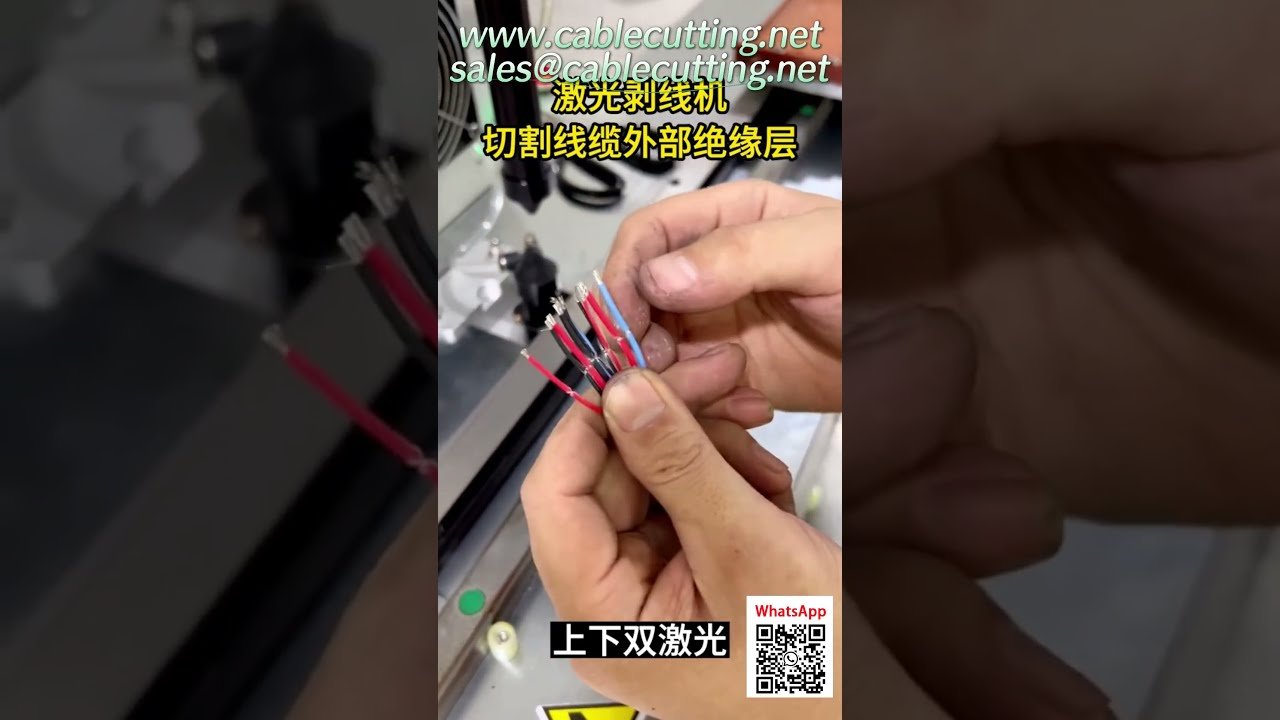 CO2 Dual Head Laser Stripper for Damage-Free Wire Stripping with ±0.1mm Precision