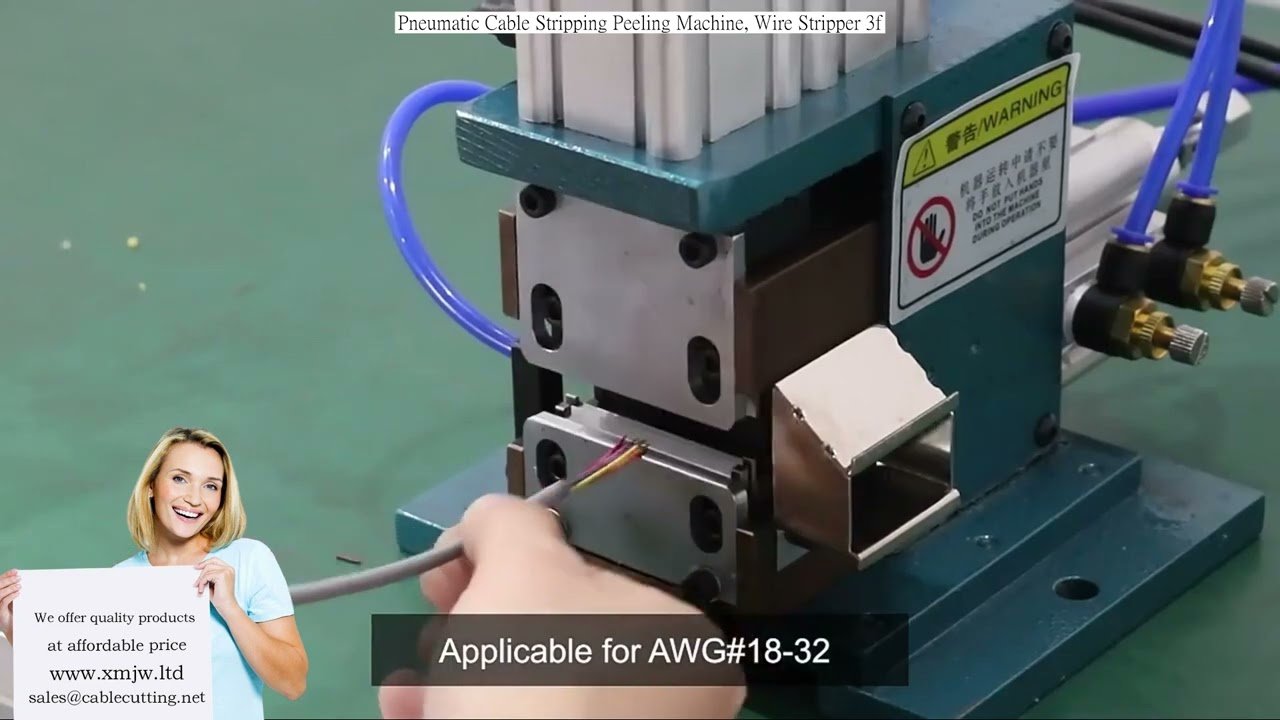 Pneumatic Cable Stripping and Peeling Machine | Industrial Wire Stripper