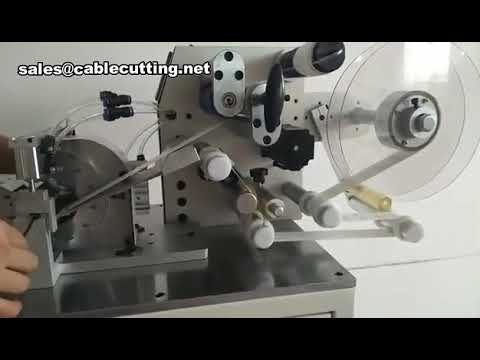 Cable Labeling Machine | Automatic Wire Label Wrap-Around Applicator