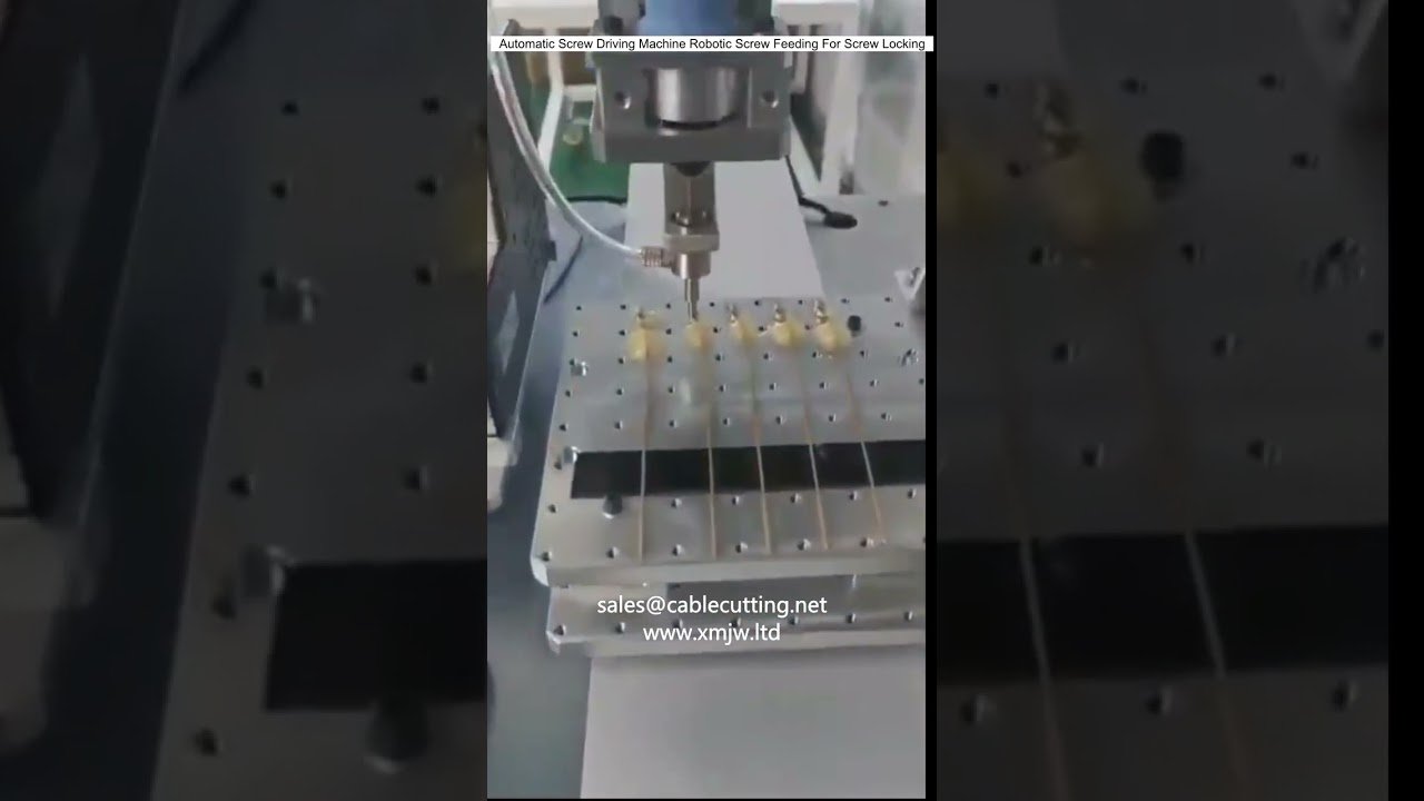 Automatic Robotic Screw Driving and Feeding Machine for Screw Locking