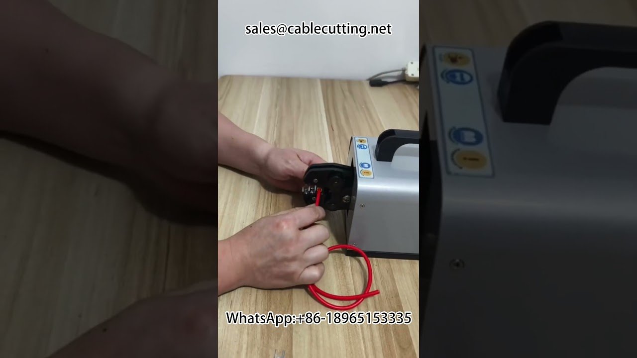 Pneumatic Terminal Crimping Machine for Wire Stripping and Automation