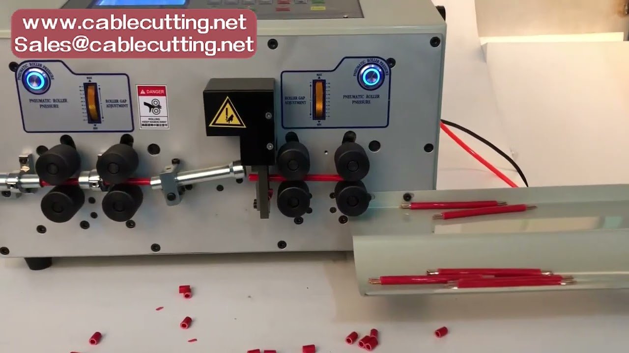 Automatic 1000W 800W Wire Peeling Stripping Cutting Machine for PVC Teflon Glass Wire 1-70mm2