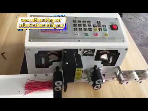 Single-Dual Core Flat Cable Wire Cutting Stripper Machine