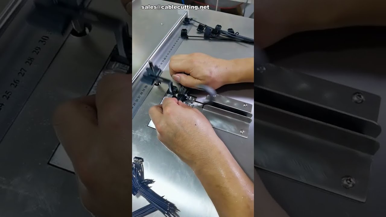 Custom Shaped Nylon Cable Tie Machine for High-Temperature 38°C Factory Operation