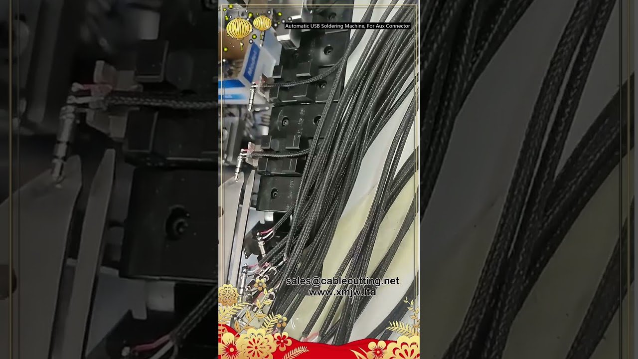 Automatic USB Soldering Machine for Auxiliary Connectors