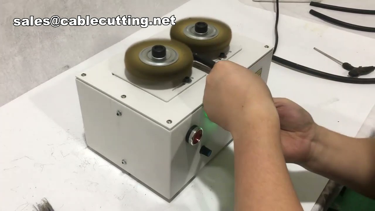 Wire Brushing Machine, Shielding Wire Brushing, Wire Combing Machine