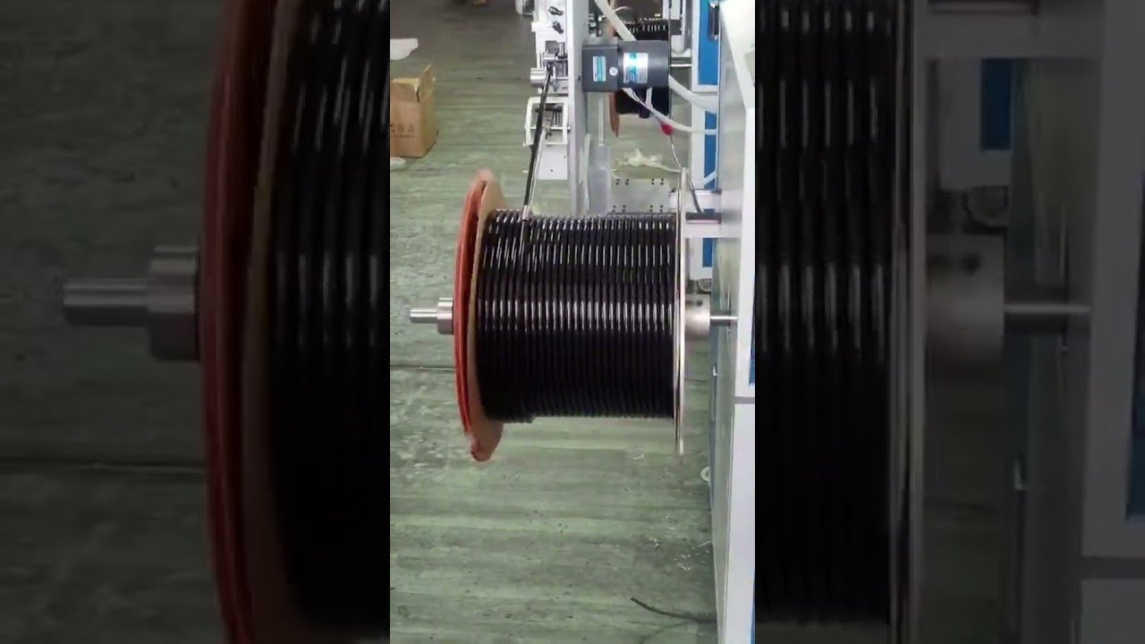 Automated Paper Tray Hose Reel - Efficient Coiling Machine for Factory Automation