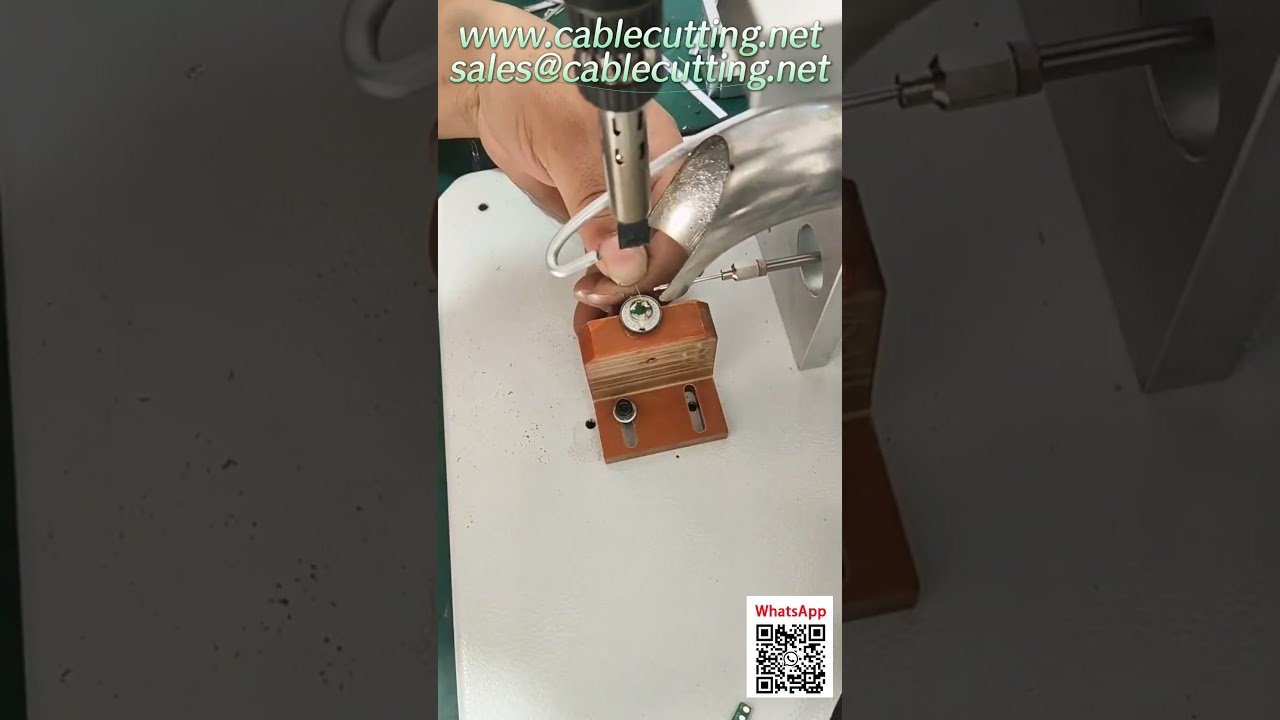 Automatic Wire Cutting and Stripping Machine for Industrial Packaging and Automation