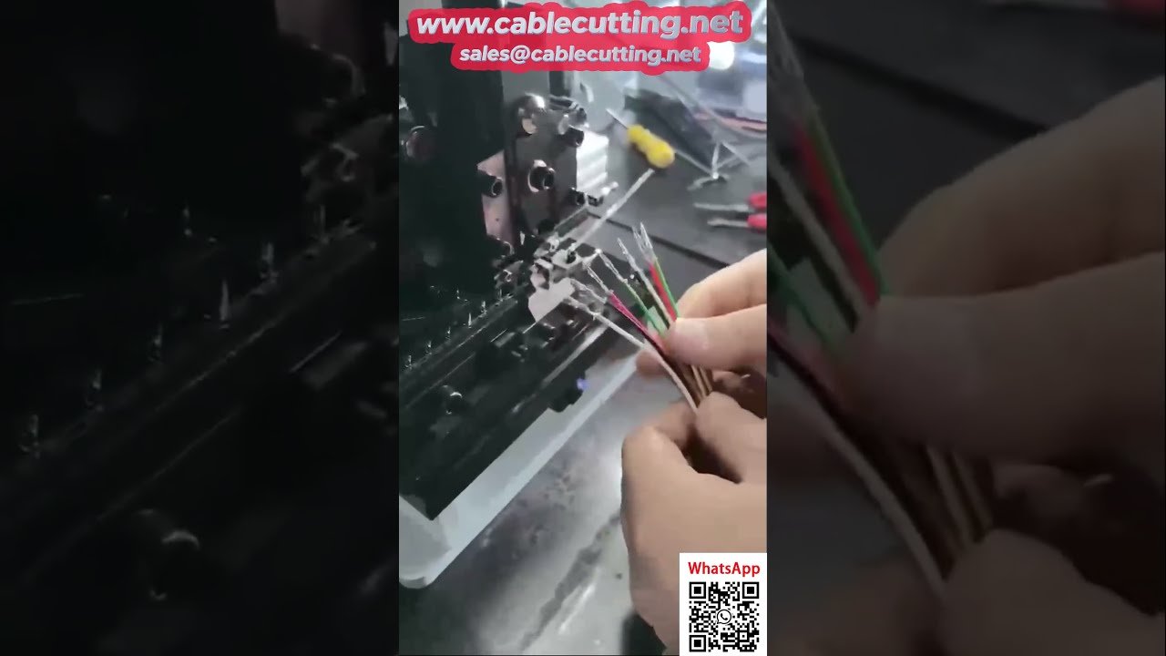 Semi-Automatic All-in-One Wire Stripping and Crimping Machine with Tonnage Monitor