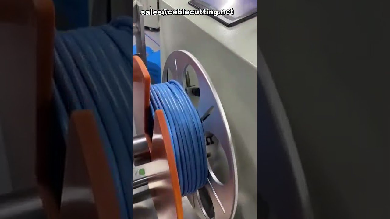Parallel Line Wire Winding Coiling Machine | Wire Measuring, Cutting & Cable Winding
