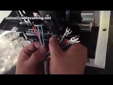 Semi-Automatic Wire Stripping and Terminal Crimping Machine