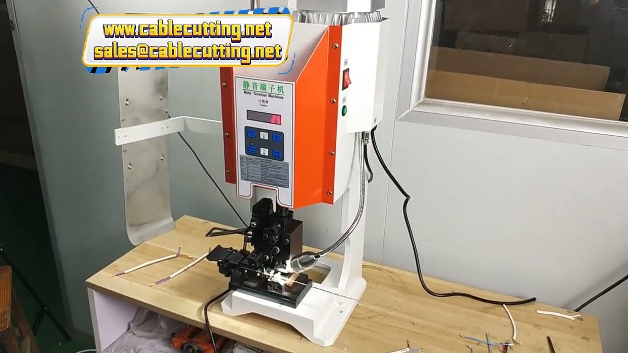 3T Pneumatic Wire Pressing Equipment Terminal Crimping Machine Side & End Feed OTP Applicator