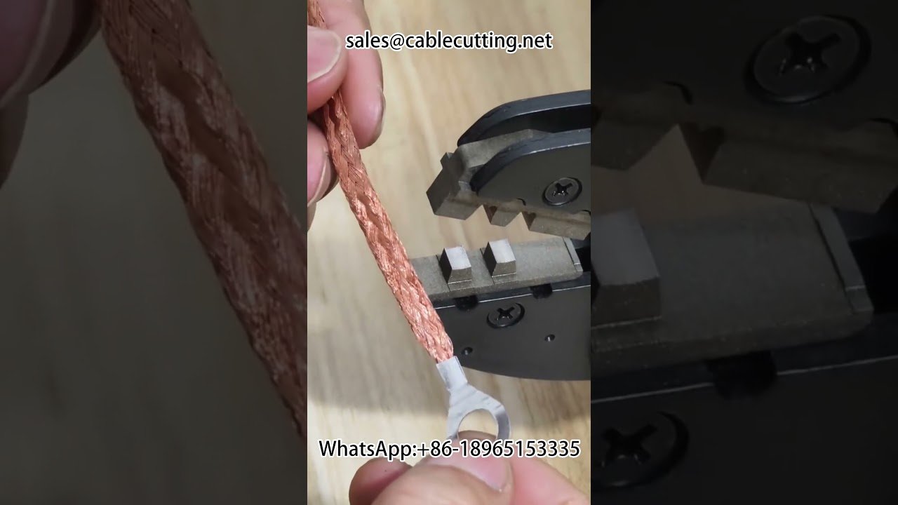 Electric Terminal Crimping Machine for 0.25-16mm² Wire