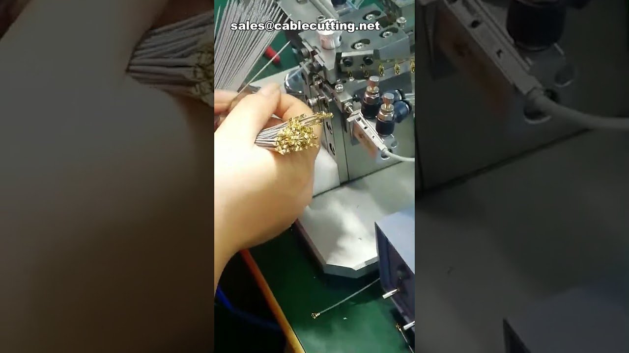 IPEX Automatic Coaxial Cable Terminal Crimping Machine