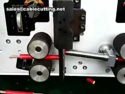 Automatic Wire Cutting and Stripping Machine for Industrial Automation