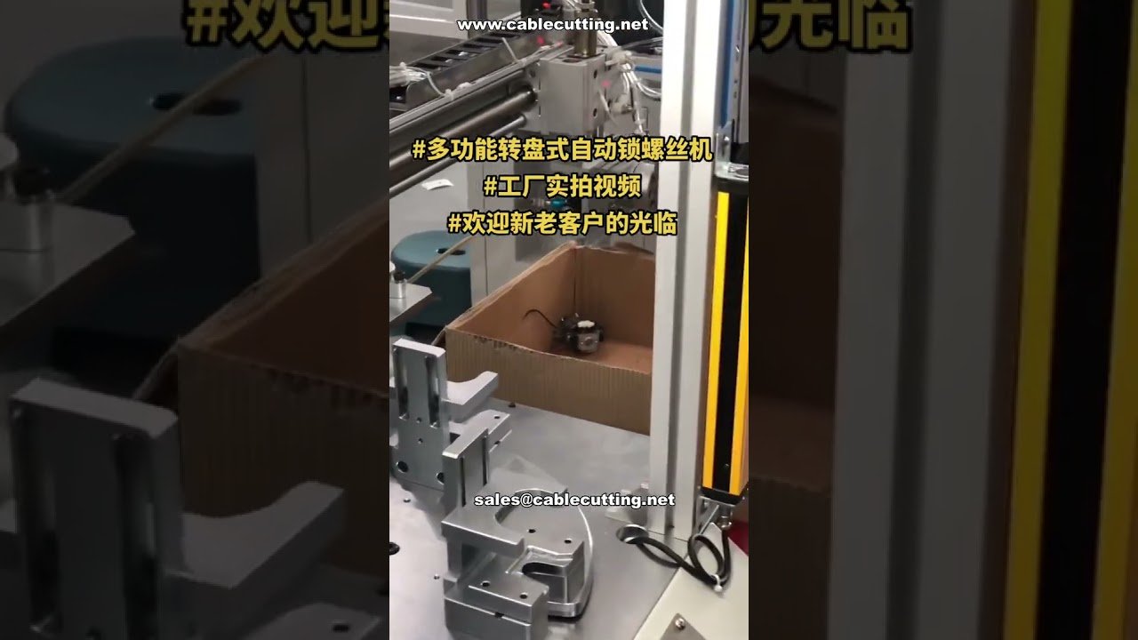 Multi-Function Rotary Automatic Screw Fastening Machine for Factory Automation