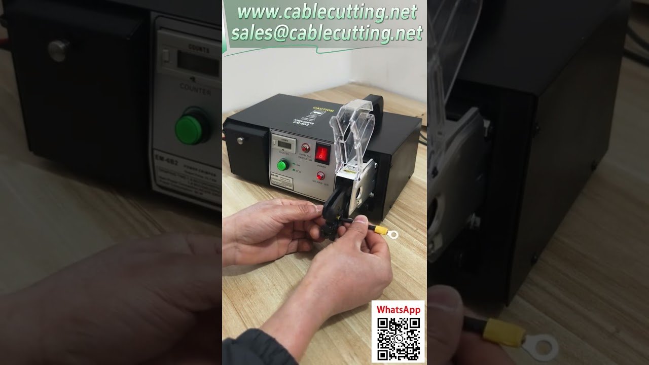 EM-6-B-2 Multi-Terminal Crimping Machine with Multiple Dies for Wire Harness Automation