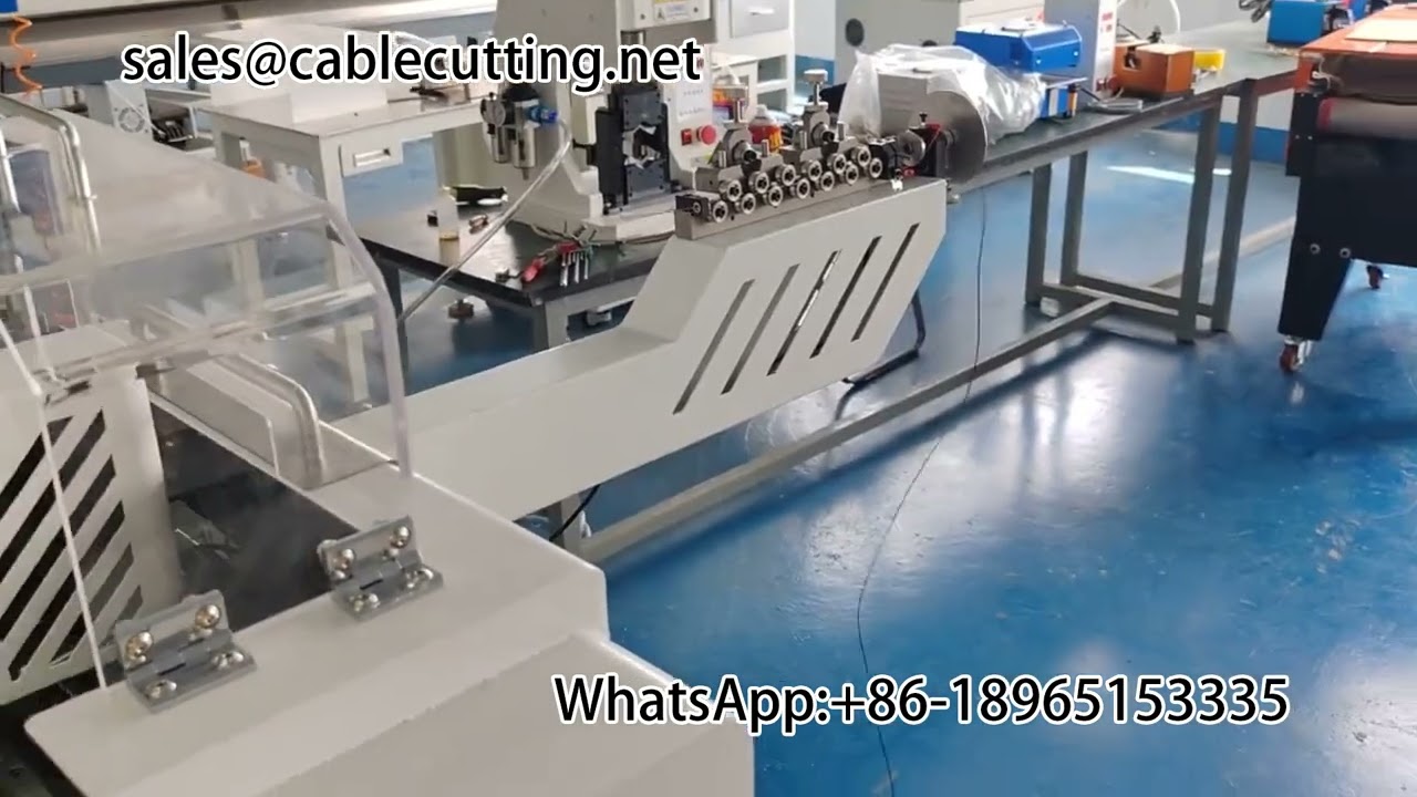 Automatic Precision Double Head Wire Termination Machine