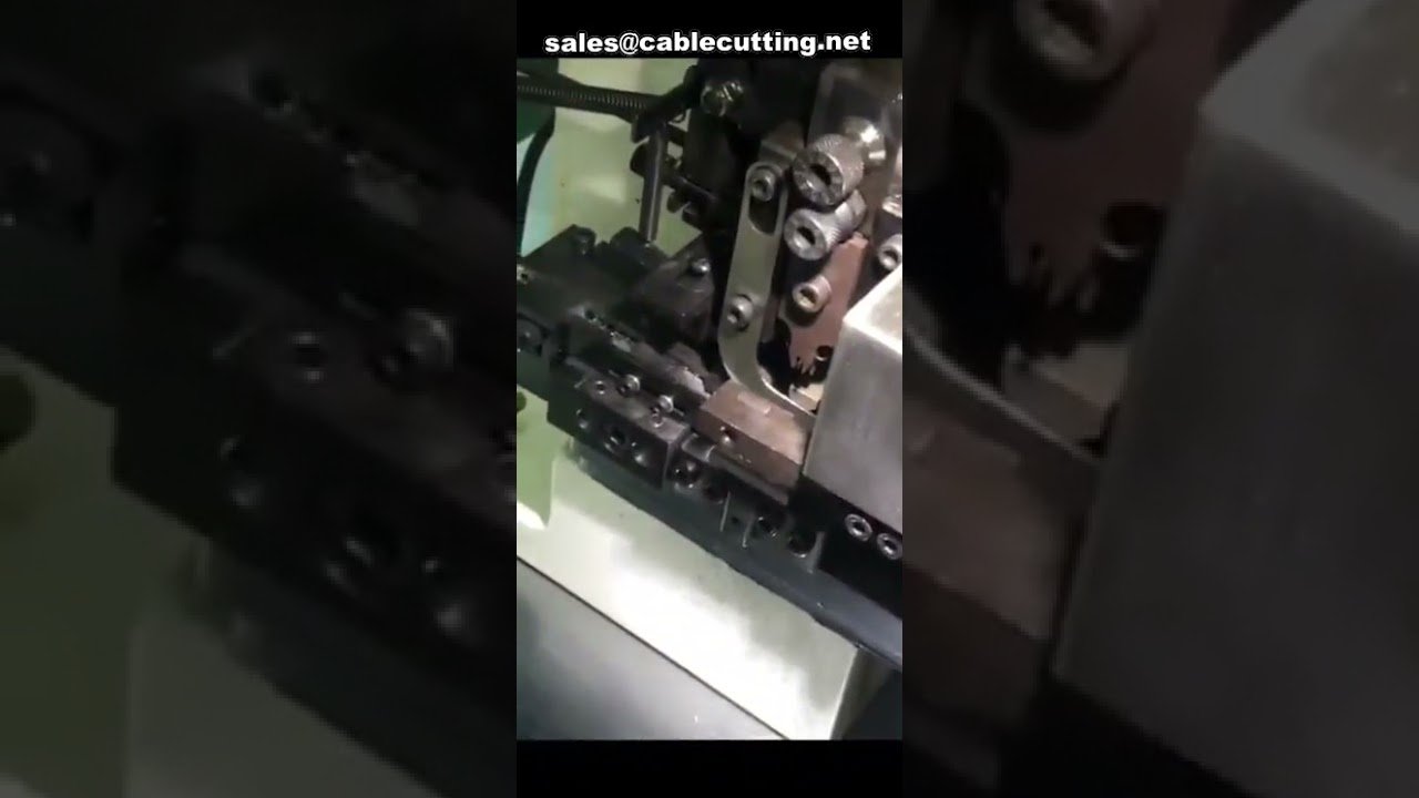 Automatic Flat Ribbon Cable Crimp Strip Machine for Factory Automation