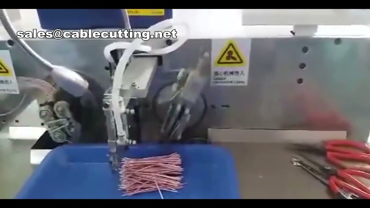 Fully Automatic Multi-Function Wire Dipping Machine with Double-Head Stripping, Cutting, and Twist Tin Dip