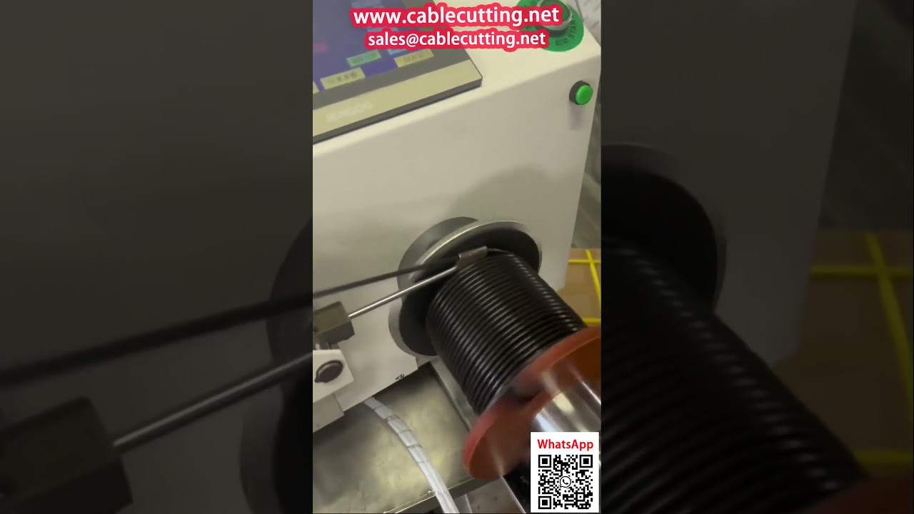 Precision Rewinding and Coiling Machine for PVC Welding Wire with Counter