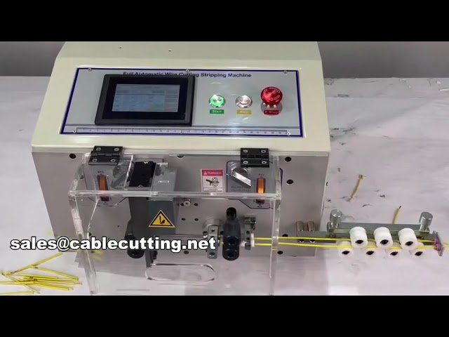 Touch Screen Automatic Cable Wire Cutting Stripping Machine for 0.1-6mm² WPM-SDBS