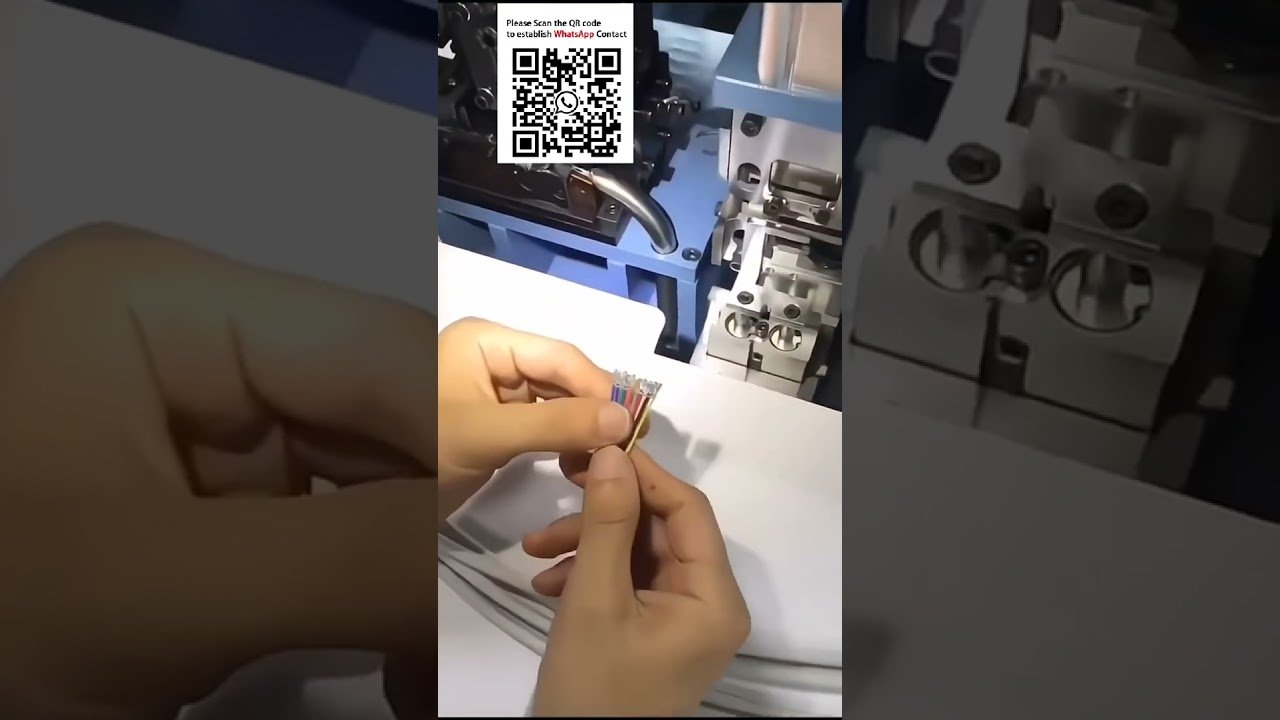 High-Volume Multi-Core Jacketed Cable Stripping and Crimping Machine for Mass Production