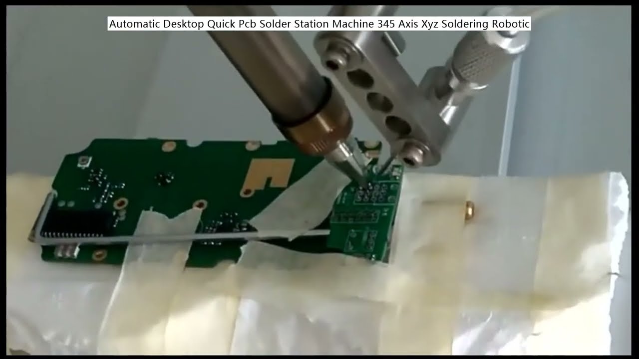 Automatic Desktop Quick PCB Solder Station Machine 345-Axis XYZ Soldering Robotic