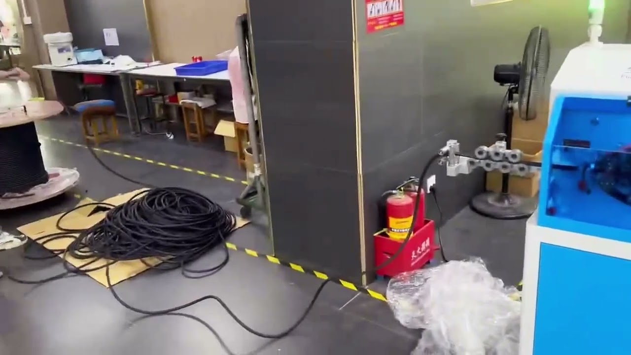 Multi-Functional Large Square Cable Wire Stripping Machine Working Video