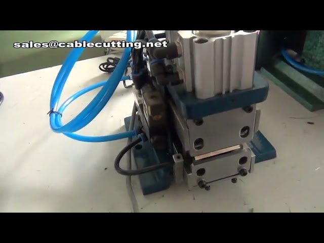 Pneumatic Wire Stripping and Peeling Machine | Industrial Automation Tool