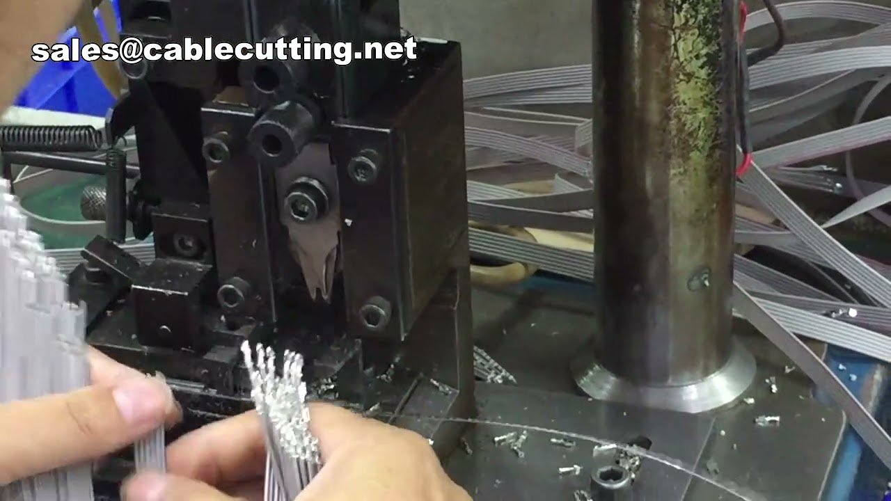 Electric Terminal Crimping Machine | Automated Wire Processing System