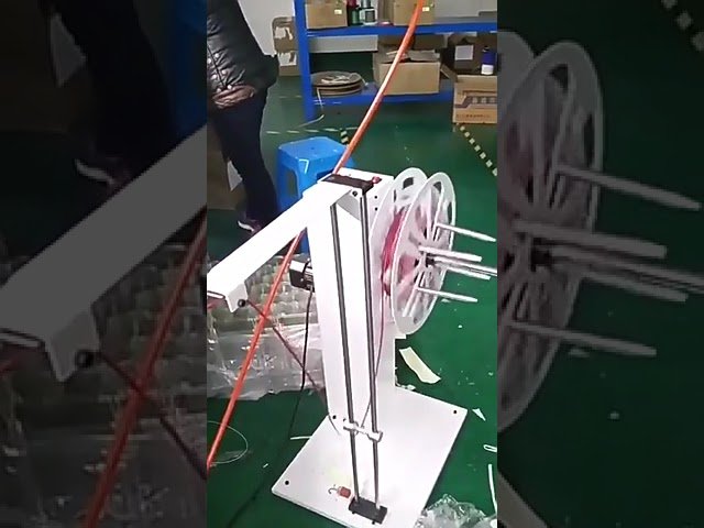 Full Automatic Wire Coil Tension Pay-Off Machine, 15KG Spool Reel Wire Feeder
