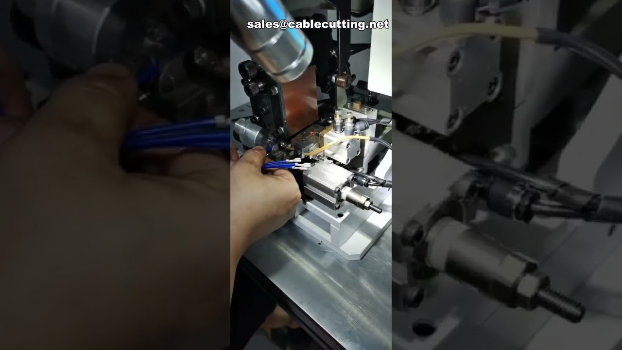 Touch Screen Direct Terminal Wire Cutting Stripping And Crimping Machine